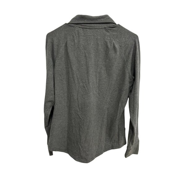 Danskin Gray Full Zip Athletic Jacket With Pockets Sz Medium - Picture 2 of 11